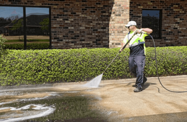 commercial concrete cleaning in lexington