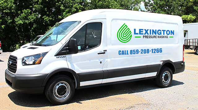 lexington pressure washing van